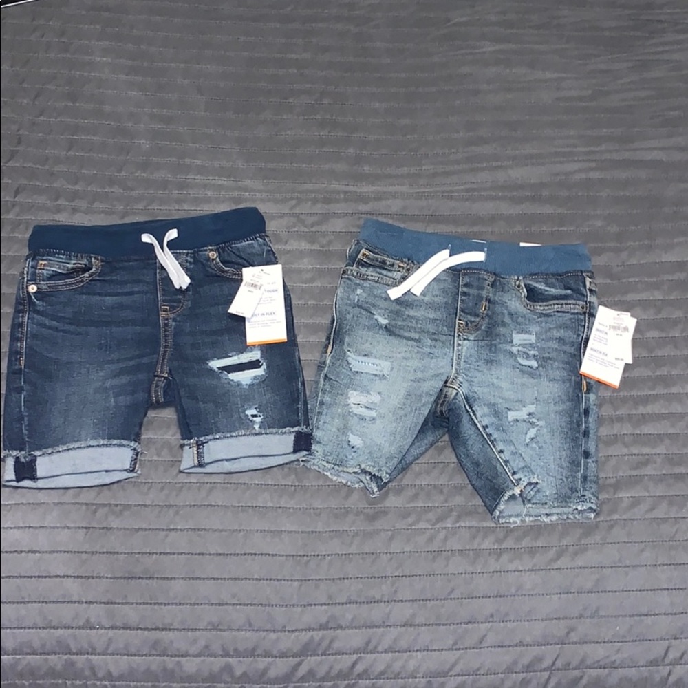 2 Toddler boy  jean shorts